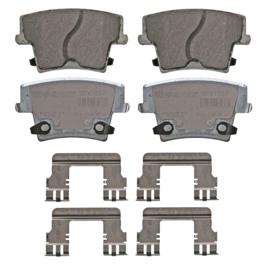 WAGNER BRAKE CERAMIC DISC PAD SET - OEX1057