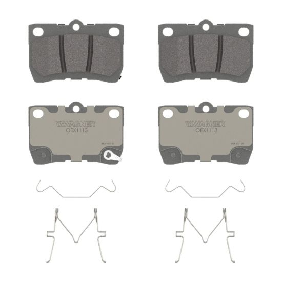 WAGNER BRAKE CERAMIC DISC PAD SET - OEX1113