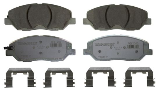 WAGNER BRAKE WAGNER OEX DISC PAD  SET - OEX1202