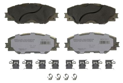 WAGNER BRAKE WAGNER OEX DISC PAD  SET - OEX1211
