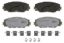 WAGNER BRAKE WAGNER OEX DISC PAD  SET - OEX1211