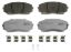WAGNER BRAKE WAGNER OEX DISC PAD  SET - OEX1258