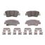 WAGNER BRAKE CERAMIC DISC PAD SET - OEX1445