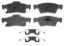 WAGNER BRAKE WAGNER OEX DISC PAD  SET - OEX1498