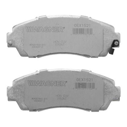 WAGNER BRAKE WAGNER OEX DISC PAD  SET - OEX1521