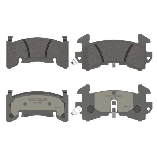 WAGNER BRAKE OEX SEMI-MET DISC PAD SET - OEX154M