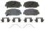 WAGNER BRAKE WAGNER OEX DISC PAD  SET - OEX1625