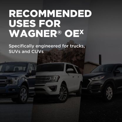 WAGNER BRAKE BRAKE PADS - OEX1629