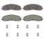 WAGNER BRAKE OEX SEMI-MET DISC PAD SET - OEX1691M