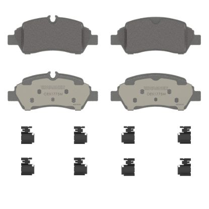 WAGNER BRAKE OEX SEMI-MET DISC PAD SET - OEX1775M