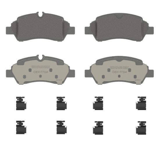 WAGNER BRAKE OEX SEMI-MET DISC PAD SET - OEX1775M
