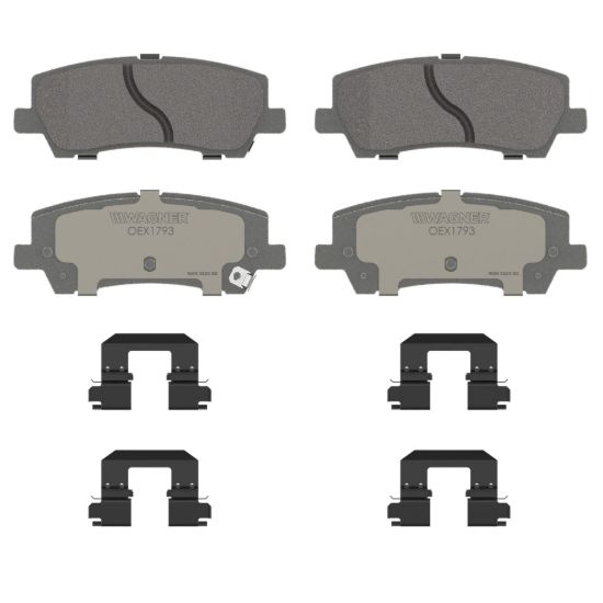 WAGNER BRAKE CERAMIC DISC PAD SET - OEX1793