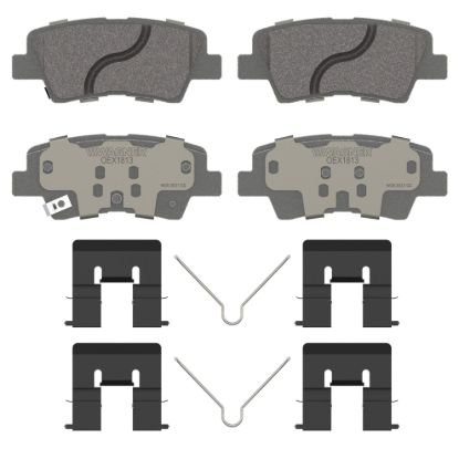 WAGNER BRAKE PREMIUM CERAMIC DISC PAD - OEX1813