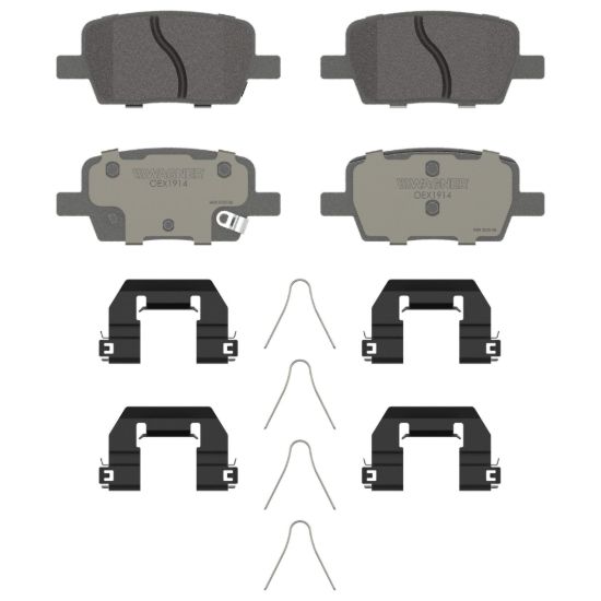 WAGNER BRAKE PREMIUM CERAMIC DISC PAD - OEX1914