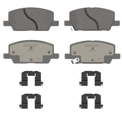 WAGNER BRAKE PREMIUM CERAMIC DISC PAD - OEX2019
