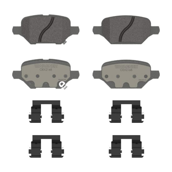 WAGNER BRAKE PREMIUM CERAMIC DISC PAD - OEX2168