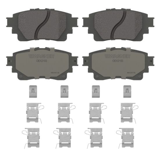 WAGNER BRAKE PREMIUM CERAMIC DISC PAD - OEX2183