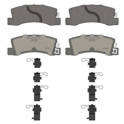 WAGNER BRAKE PREMIUM CERAMIC DISC PAD - OEX325