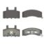 WAGNER BRAKE OEX SEMI-MET DISC PAD SET - OEX370M