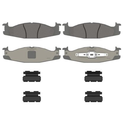 WAGNER BRAKE OEX SEMI-MET DISC PAD SET - OEX632M