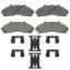 WAGNER BRAKE OEX SEMI-MET DISC PAD SET - OEX652M