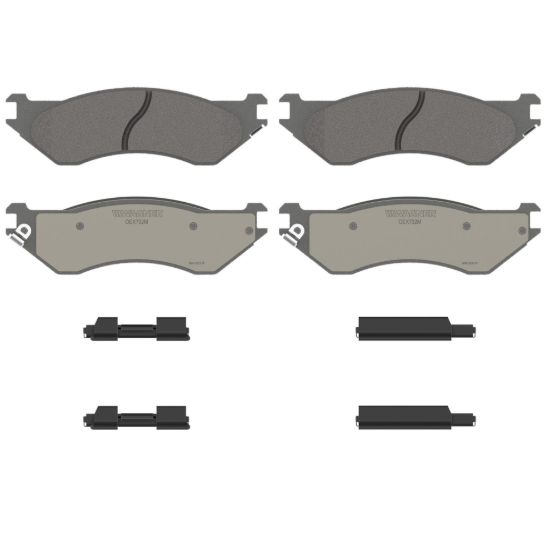 WAGNER BRAKE OEX SEMI-MET DISC PAD SET - OEX702M