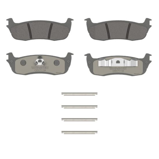 WAGNER BRAKE OEX SEMI-MET DISC PAD SET - OEX711M