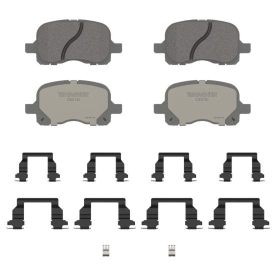 WAGNER BRAKE PREMIUM CERAMIC DISC PAD - OEX741