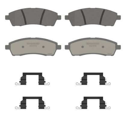 WAGNER BRAKE OEX SEMI-MET DISC PAD SET - OEX757M