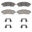 WAGNER BRAKE OEX SEMI-MET DISC PAD SET - OEX757M