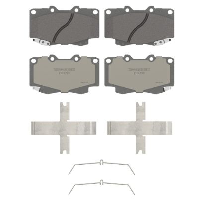 WAGNER BRAKE PREMIUM CERAMIC DISC PAD - OEX799