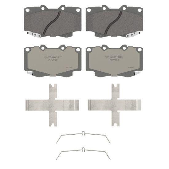WAGNER BRAKE PREMIUM CERAMIC DISC PAD - OEX799