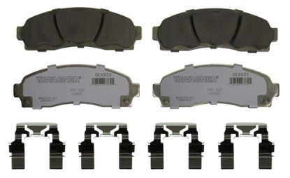 WAGNER BRAKE WAGNER OEX CUSTOM DISC PAD SET - OEX833