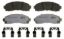 WAGNER BRAKE WAGNER OEX CUSTOM DISC PAD SET - OEX833