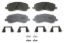 WAGNER BRAKE WAGNER OEX CUSTOM DISC PAD SET - OEX866