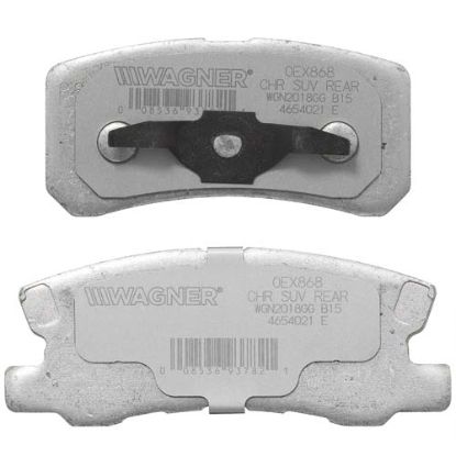 WAGNER BRAKE WAGNER OEX CUSTOM DISC PAD SET - OEX868