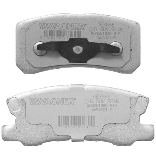 WAGNER BRAKE WAGNER OEX CUSTOM DISC PAD SET - OEX868
