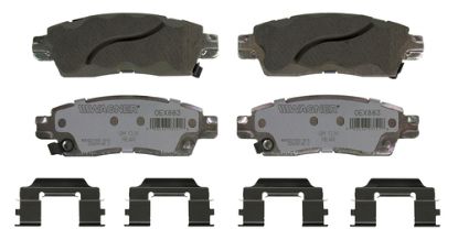 WAGNER BRAKE WAGNER OEX CUSTOM DISC PAD SET - OEX883