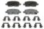 WAGNER BRAKE WAGNER OEX CUSTOM DISC PAD SET - OEX905