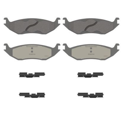 WAGNER BRAKE OEX SEMI-MET DISC PAD SET - OEX967AM