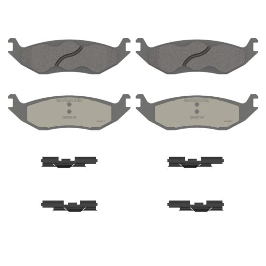 WAGNER BRAKE OEX SEMI-MET DISC PAD SET - OEX967AM