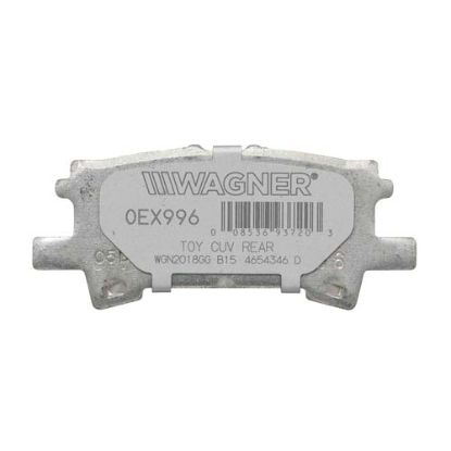 WAGNER BRAKE WAGNER OEX CUSTOM DISC PAD SET - OEX996