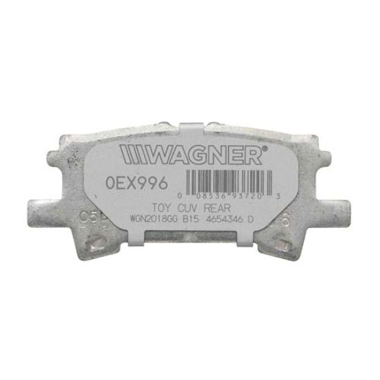 WAGNER BRAKE WAGNER OEX CUSTOM DISC PAD SET - OEX996