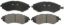 WAGNER BRAKE NAO BRAKE PADS - ZD1035