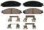WAGNER BRAKE CERAMIC BRAKE PADS - ZD1070