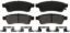 WAGNER BRAKE NAO BRAKE PADS - ZD1100