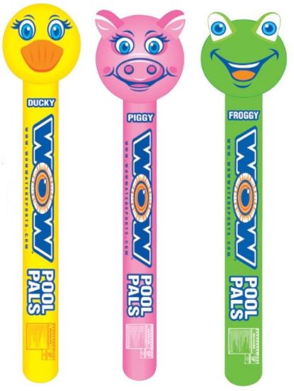 WOW SPORTS POOL PALS ASSORT 12PK - W/POS PKG - 172050