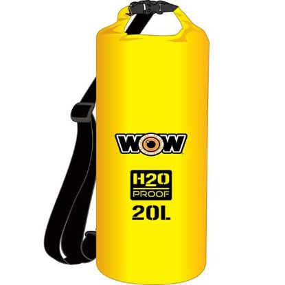 WOW SPORTS H2O PROOF 20L DRYBAG YELLOW - 185080Y