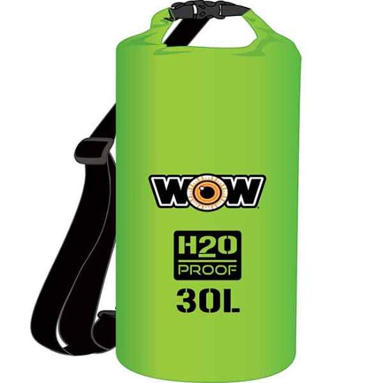 WOW SPORTS H2O PROOF 30L DRYBAG GREEN - 185090G