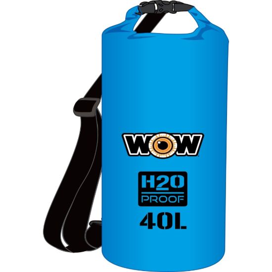 WOW SPORTS H2O PROOF 40L DRYBAG BLUE - 185100B